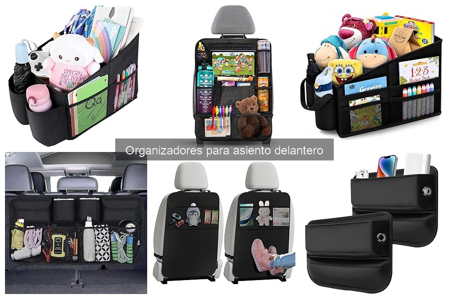 Cómo elegir un organizador para asiento delantero según el espacio