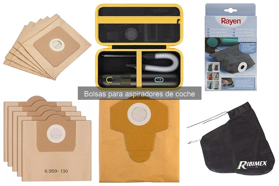 Mantenimiento de aspiradores de coche con bolsas: Mejores prácticas