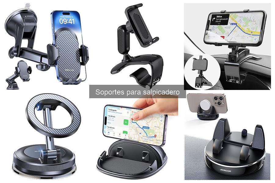 Mejores soportes para salpicadero en 2023: Comparativa y Análisis