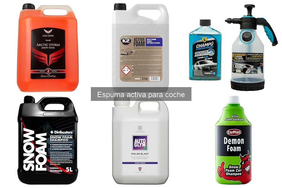 ¿Qué es la espuma activa para coche? Beneficios y usos